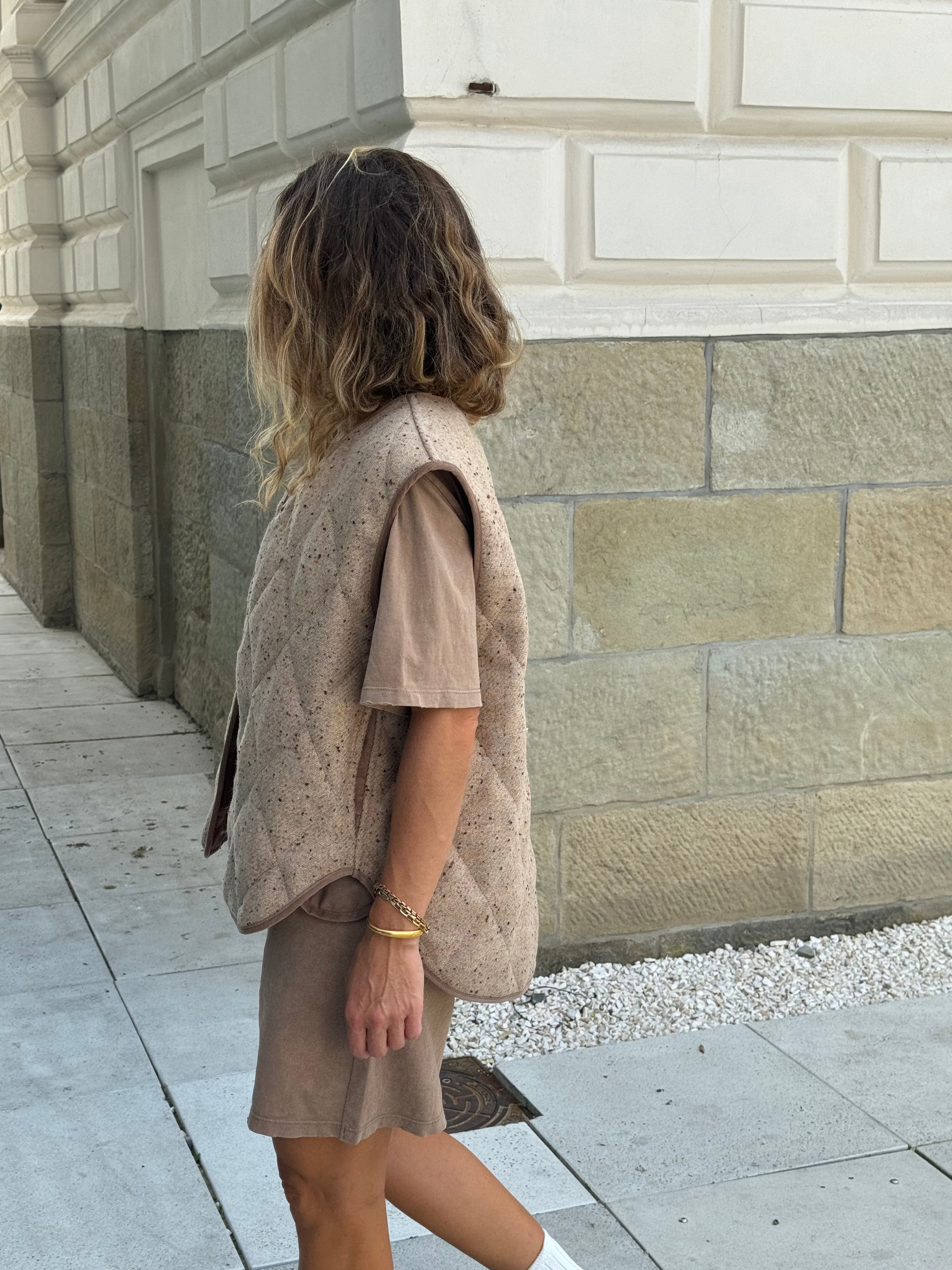 Kamizelka Tahoe Beige/Brown Plaid - 6