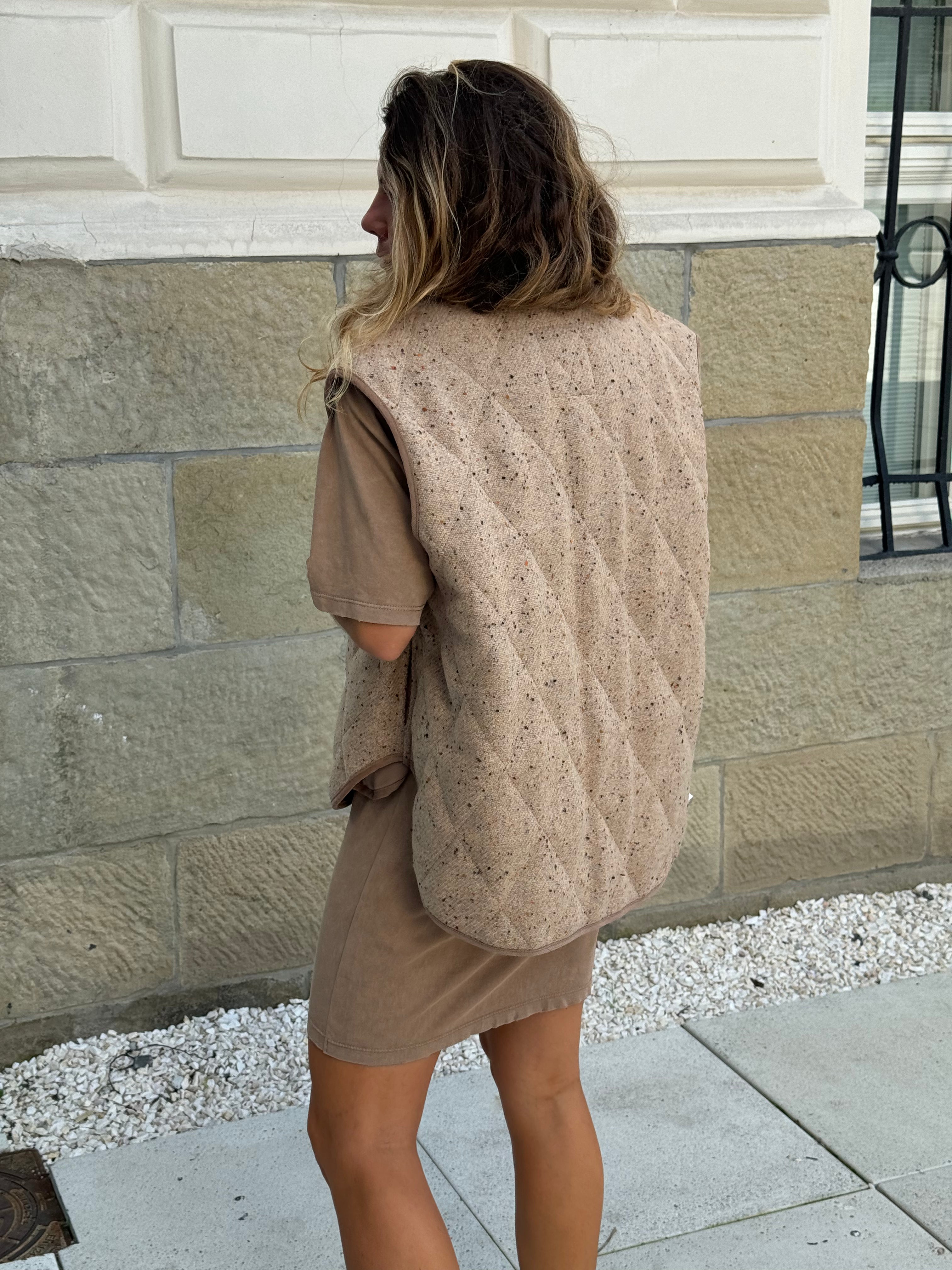 Kamizelka Tahoe Beige/Brown Plaid - 12