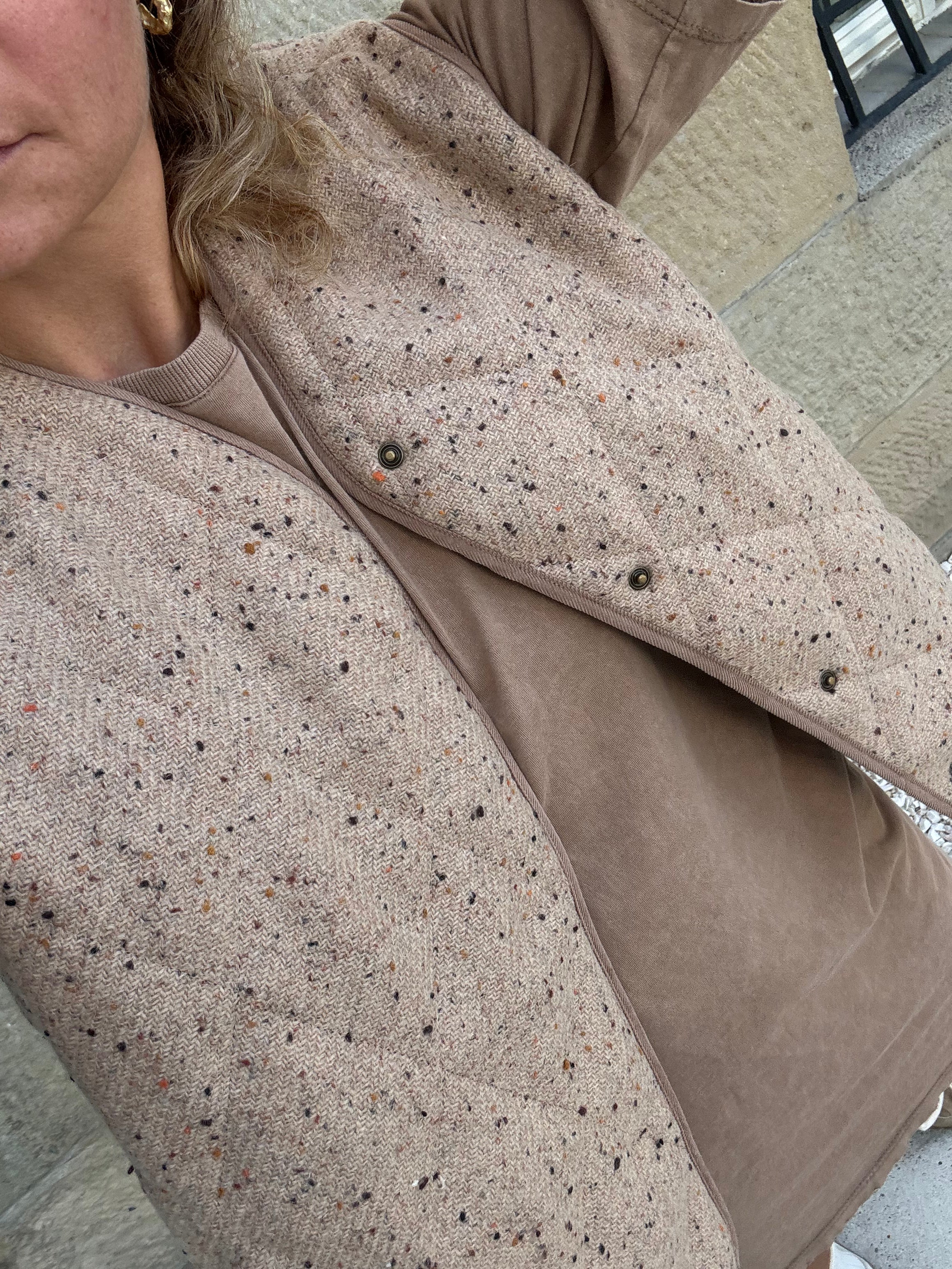 Kamizelka Tahoe Beige/Brown Plaid - 13
