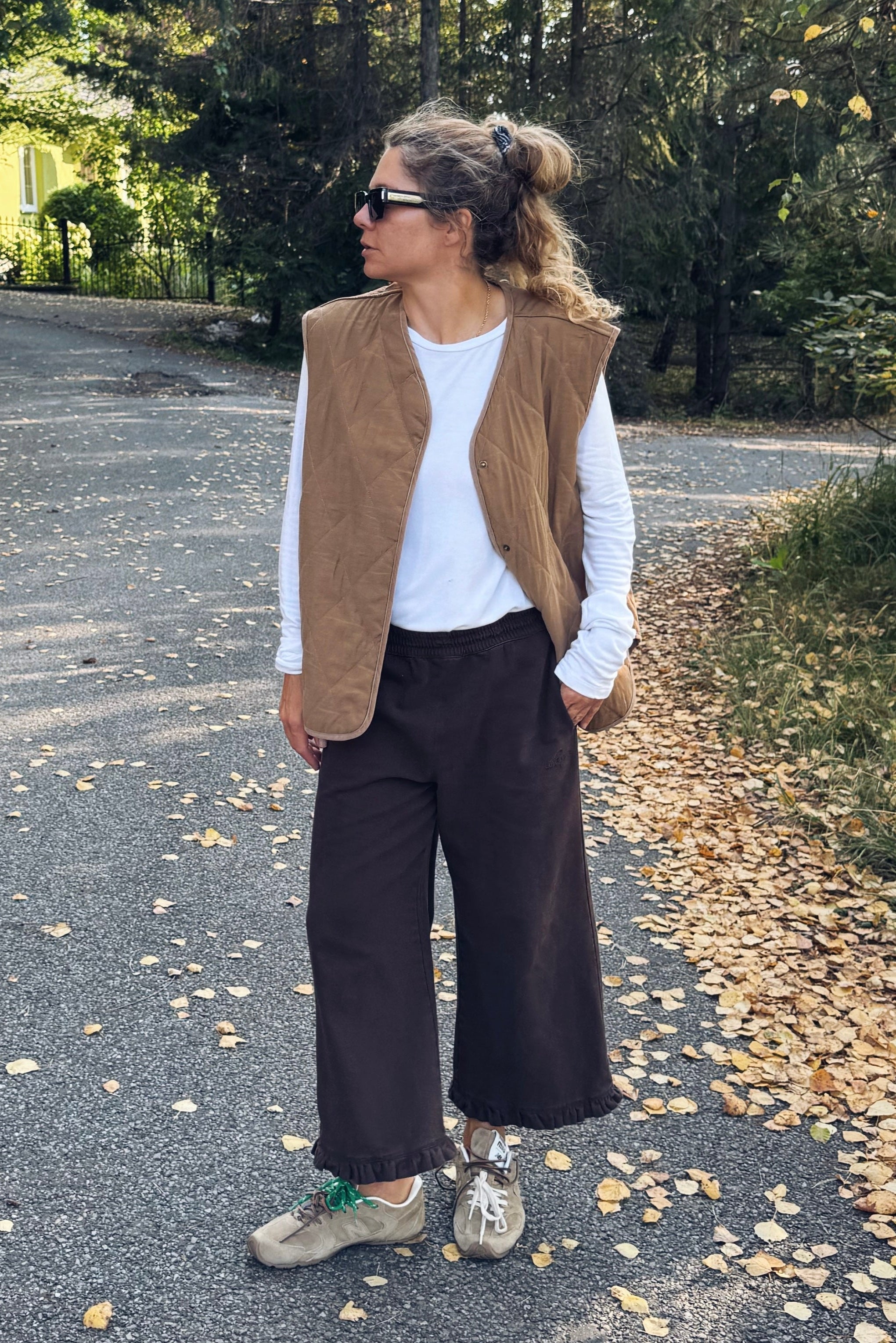 Street Brown Capri Pants - 12