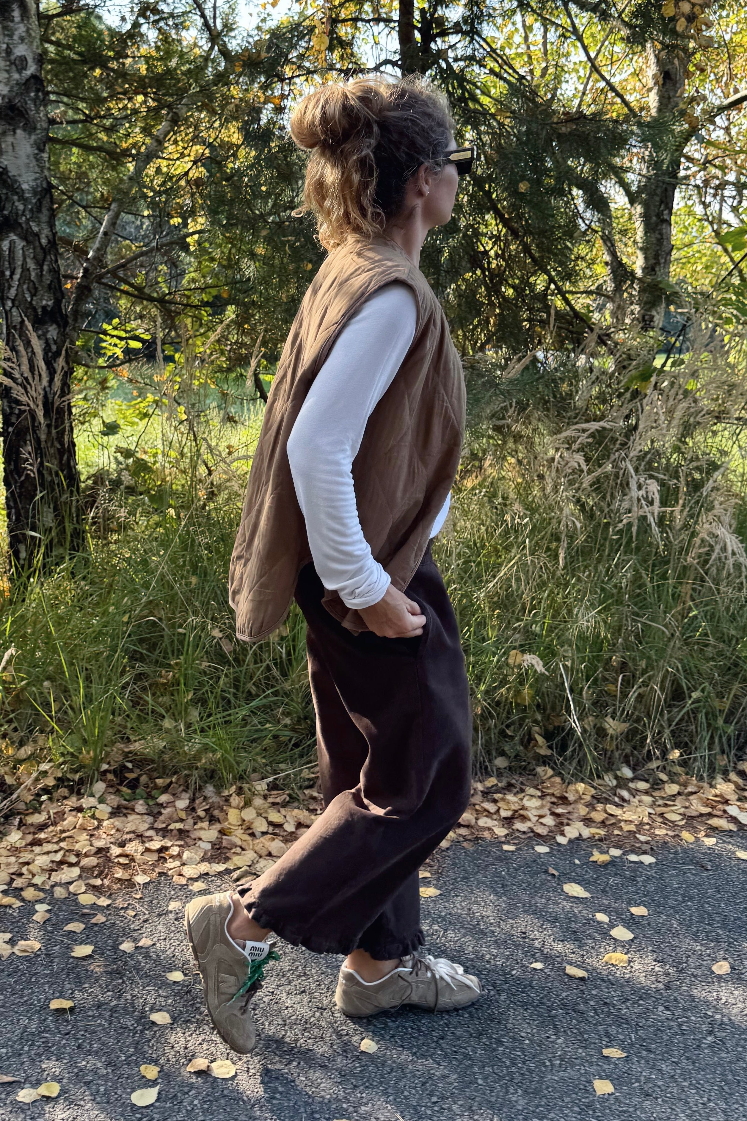 Street Brown Capri Pants - 13