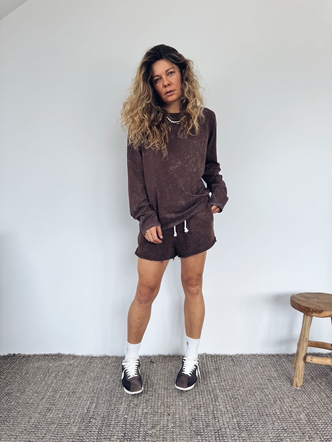Longsleeve Luz Brown Chocolate Pink - 13