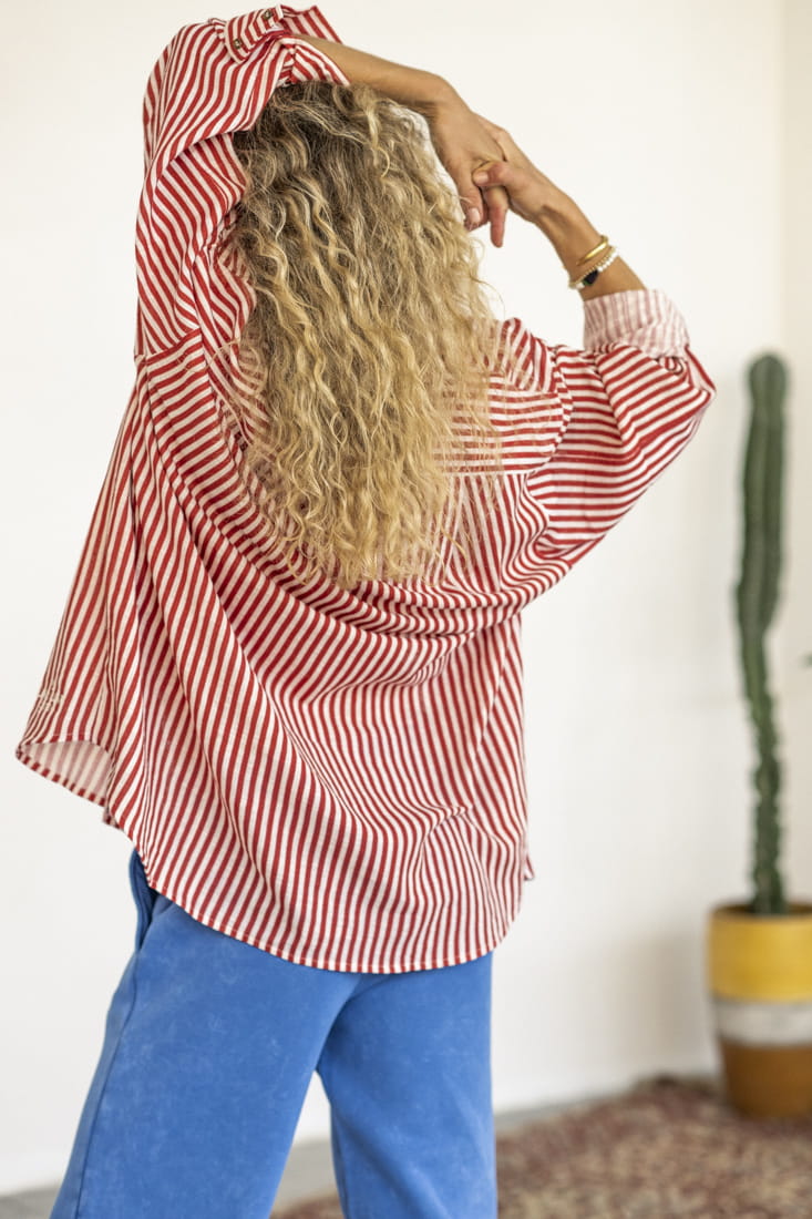 Koszula Hailey Red Stripes