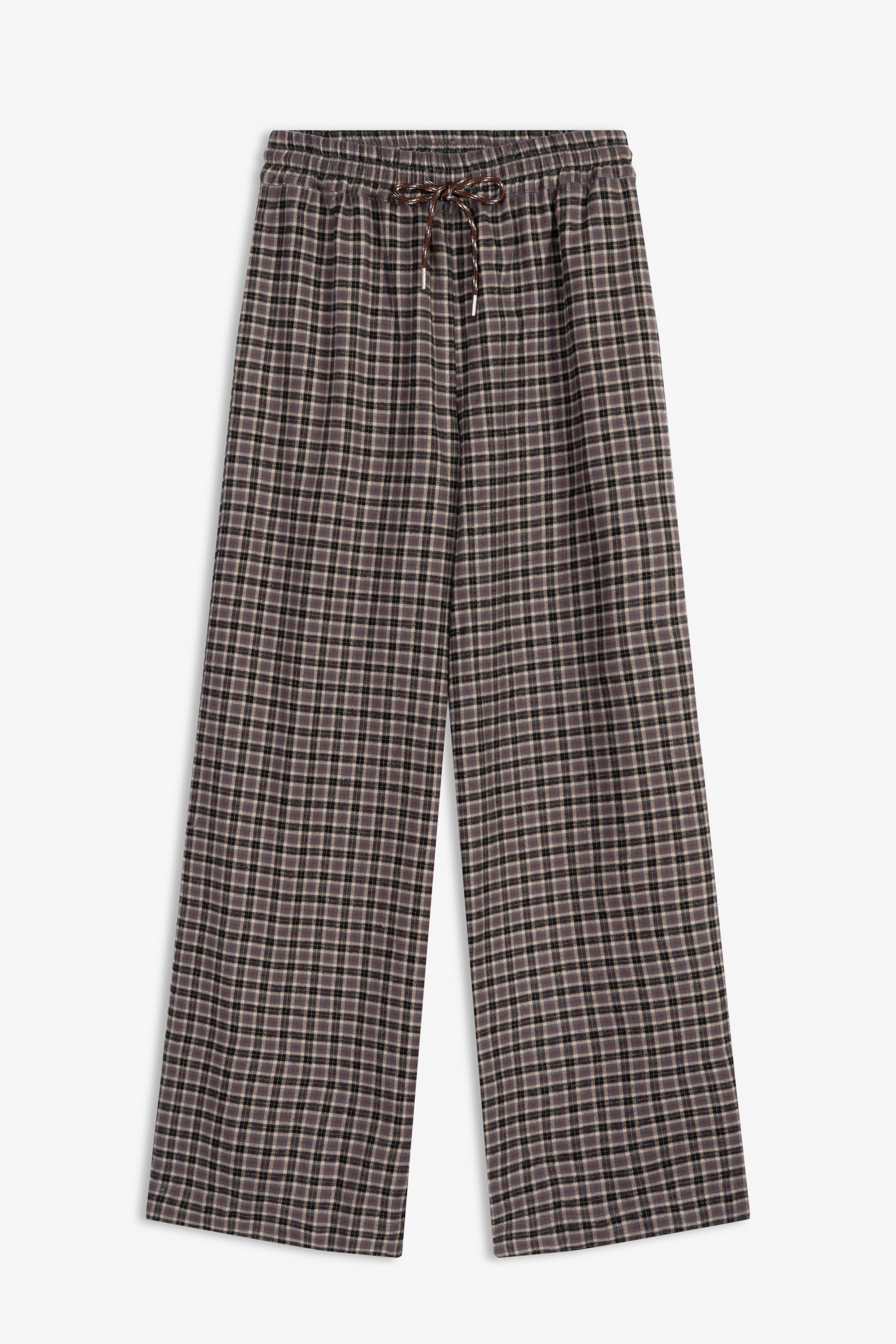 Herbstblaue karierte Hose