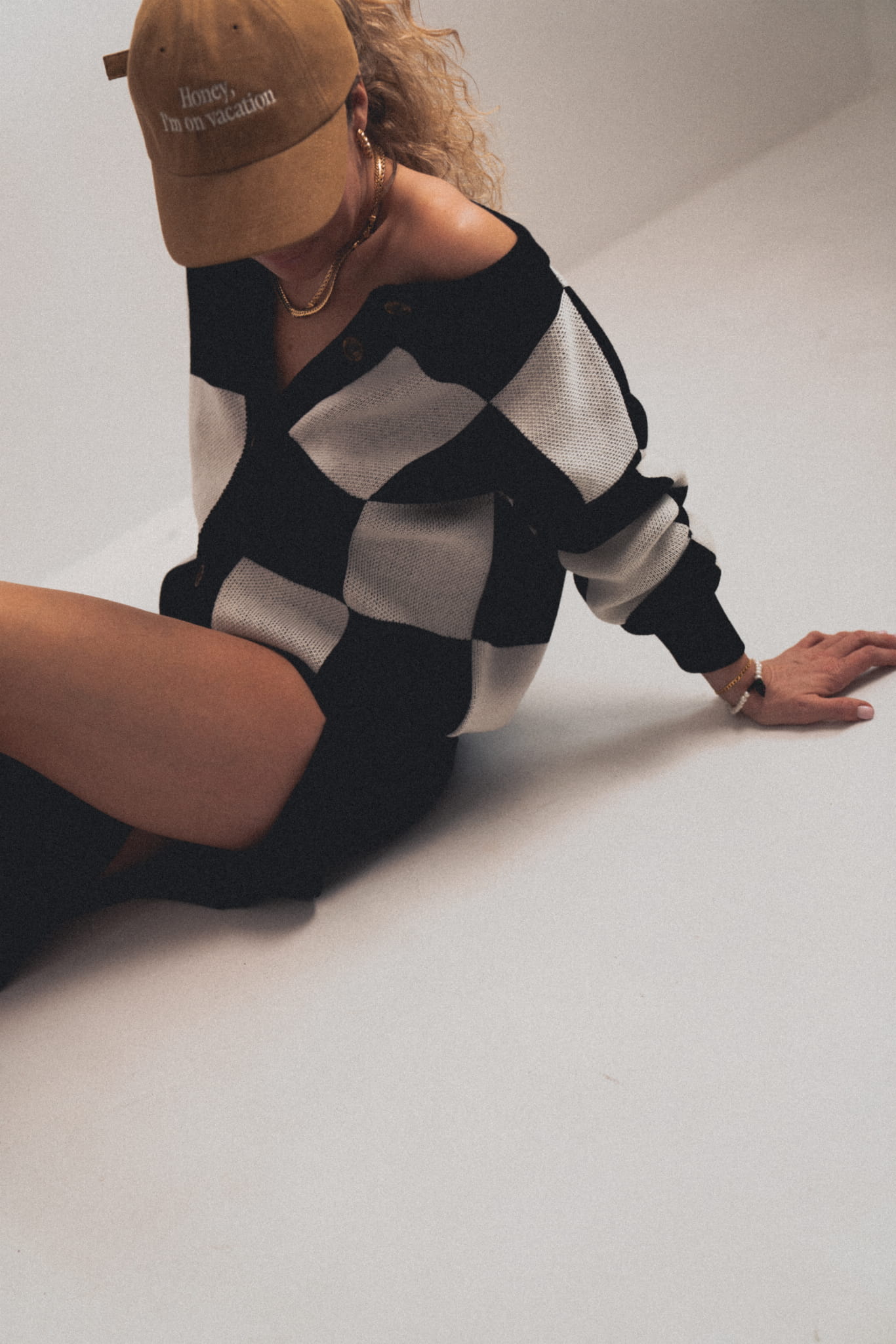 Sweter Innsbruck Black/Ecru