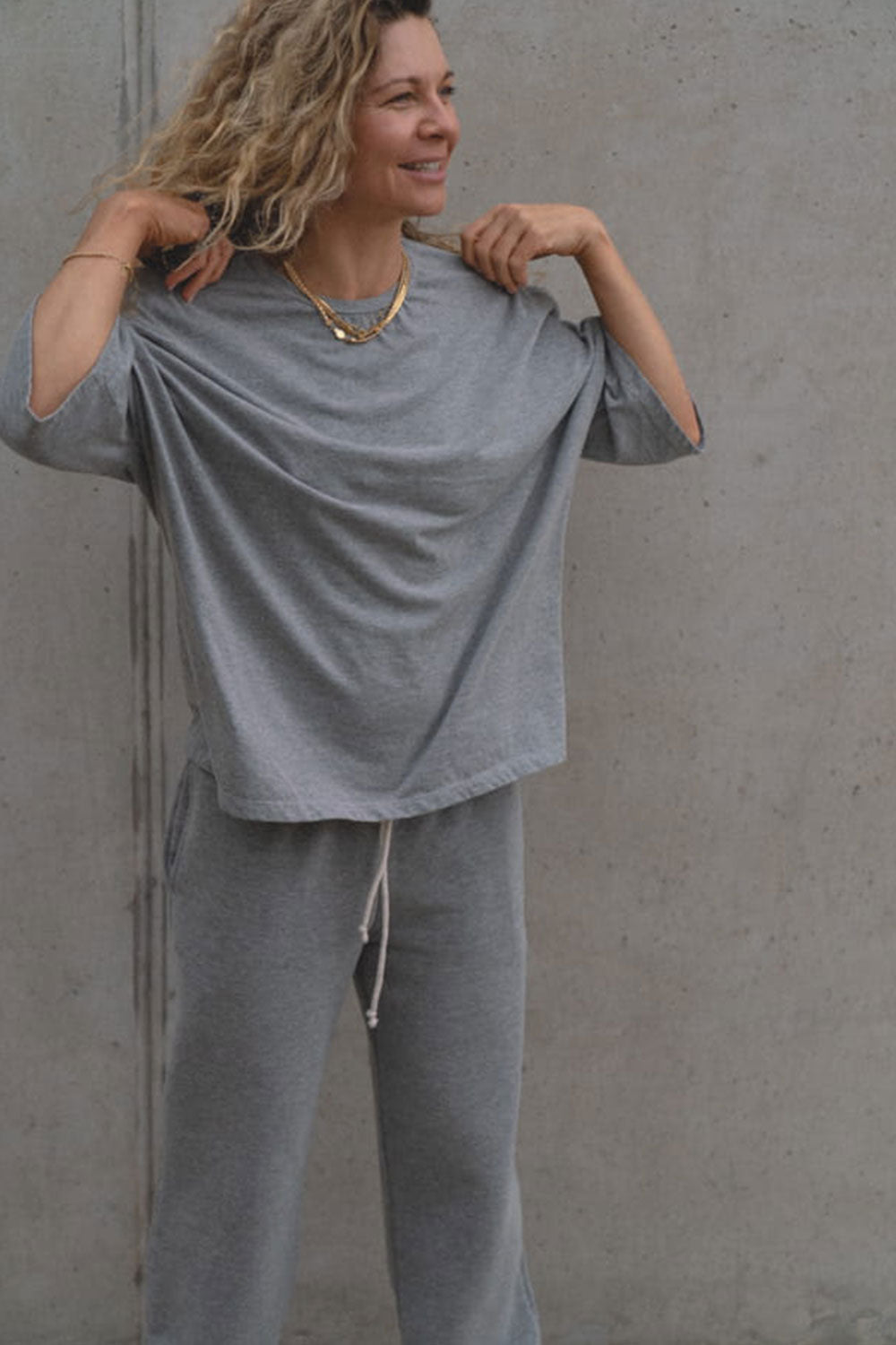 T-shirt Madrit Light Melange
