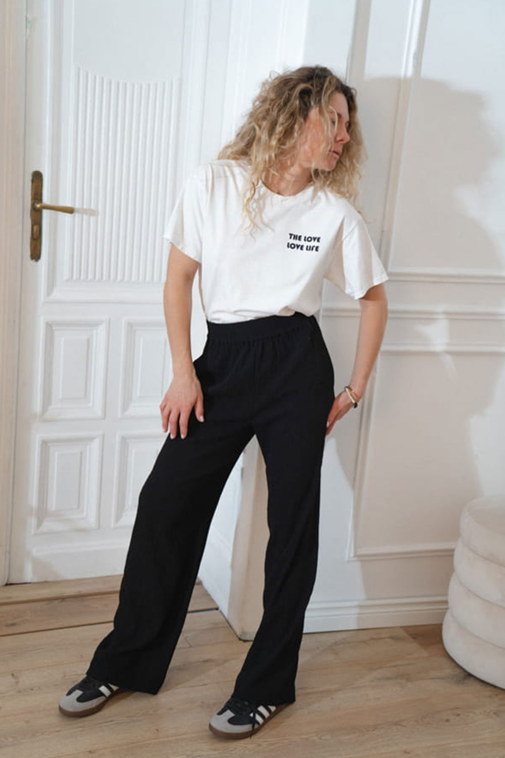 T-shirt Winnie White / Black TLLL