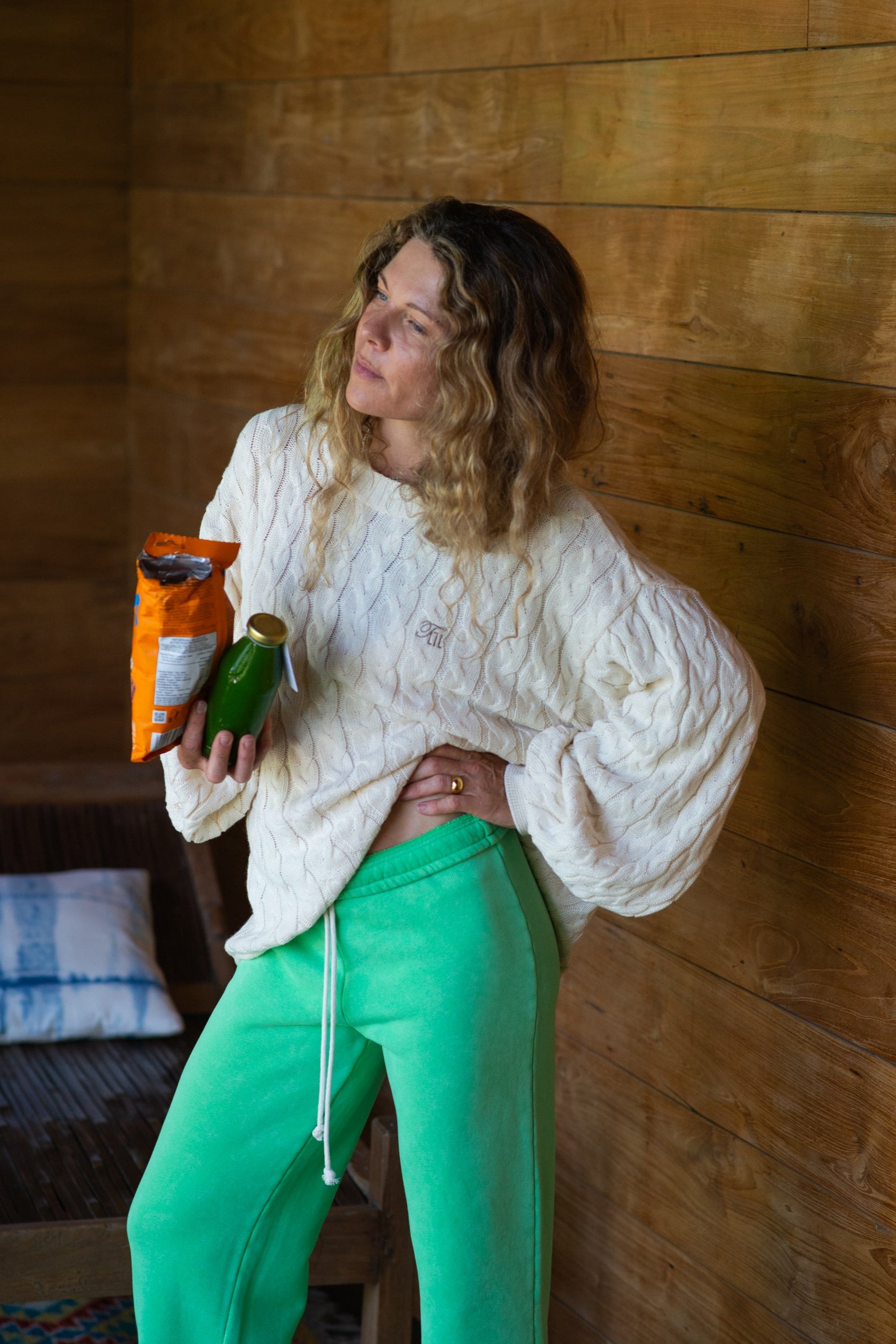 Winter Green Candy Trousers - 3