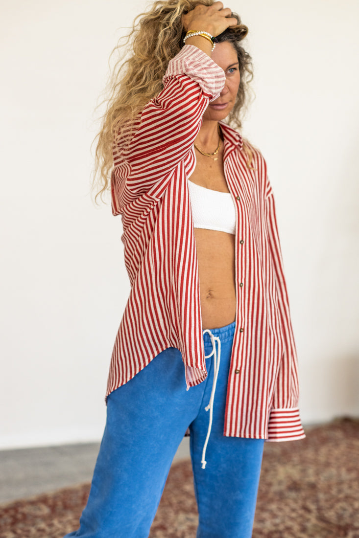 Koszula Hailey Red Stripes