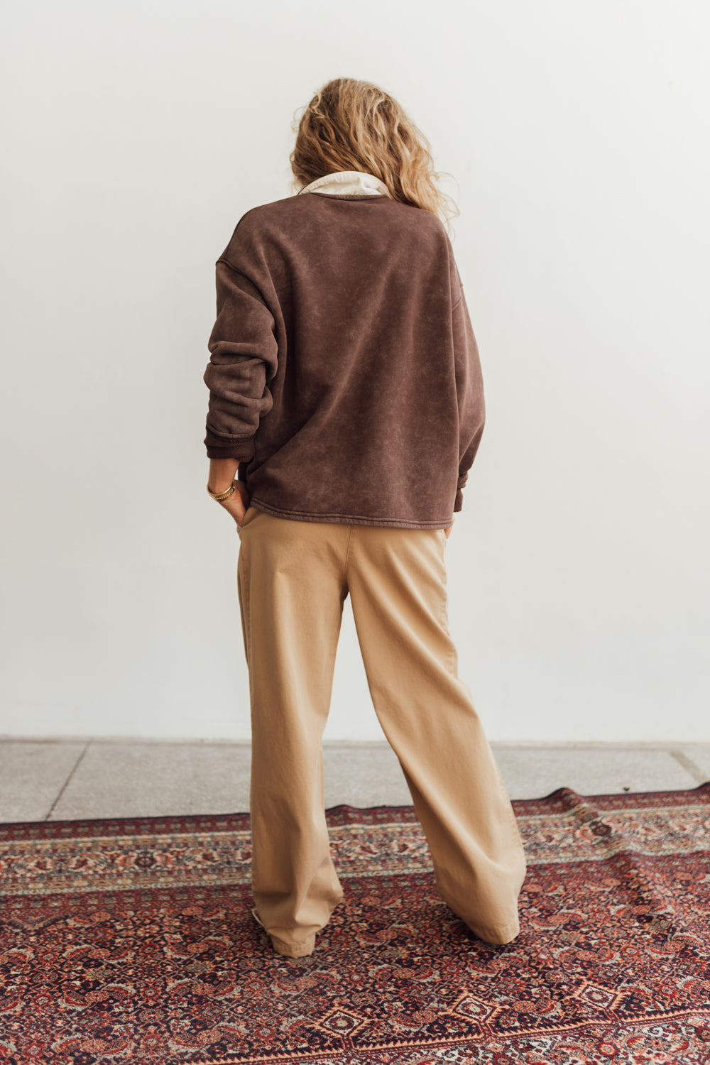 Bluza Botton Chocolate Brown