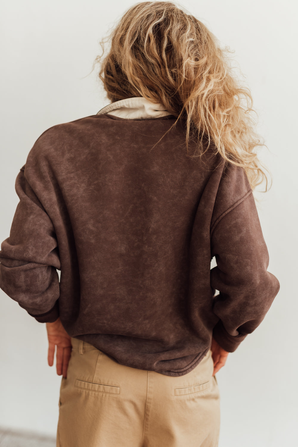 Bluza Botton Chocolate Brown