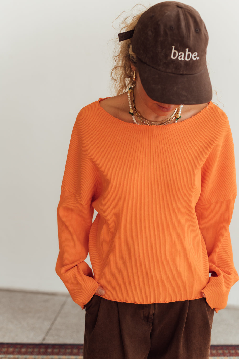 Longsleeve Toledo Frill Orange