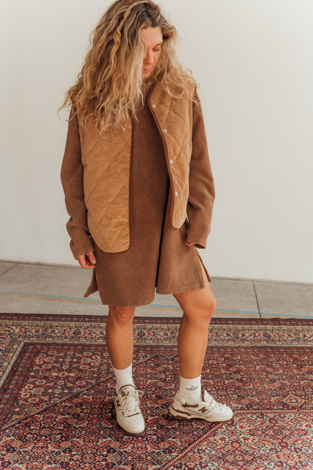 Sukienka Austria Brown Waffle