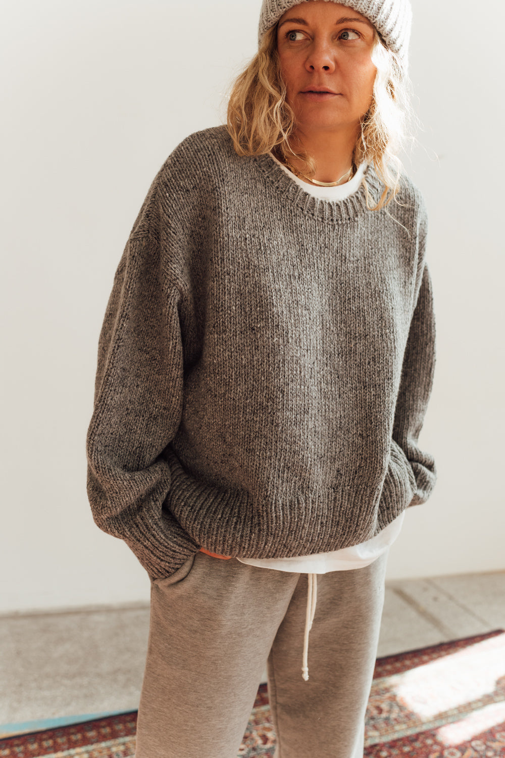 Sweter Cloud Grey