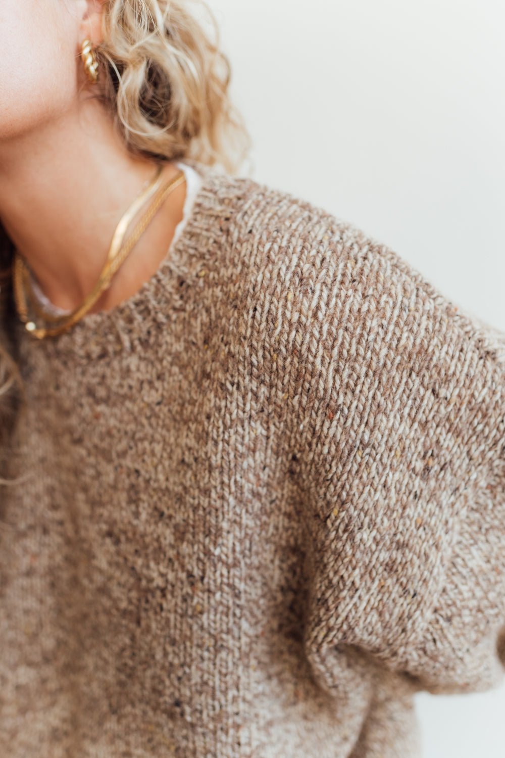 Sweter Cloud Beige Melange