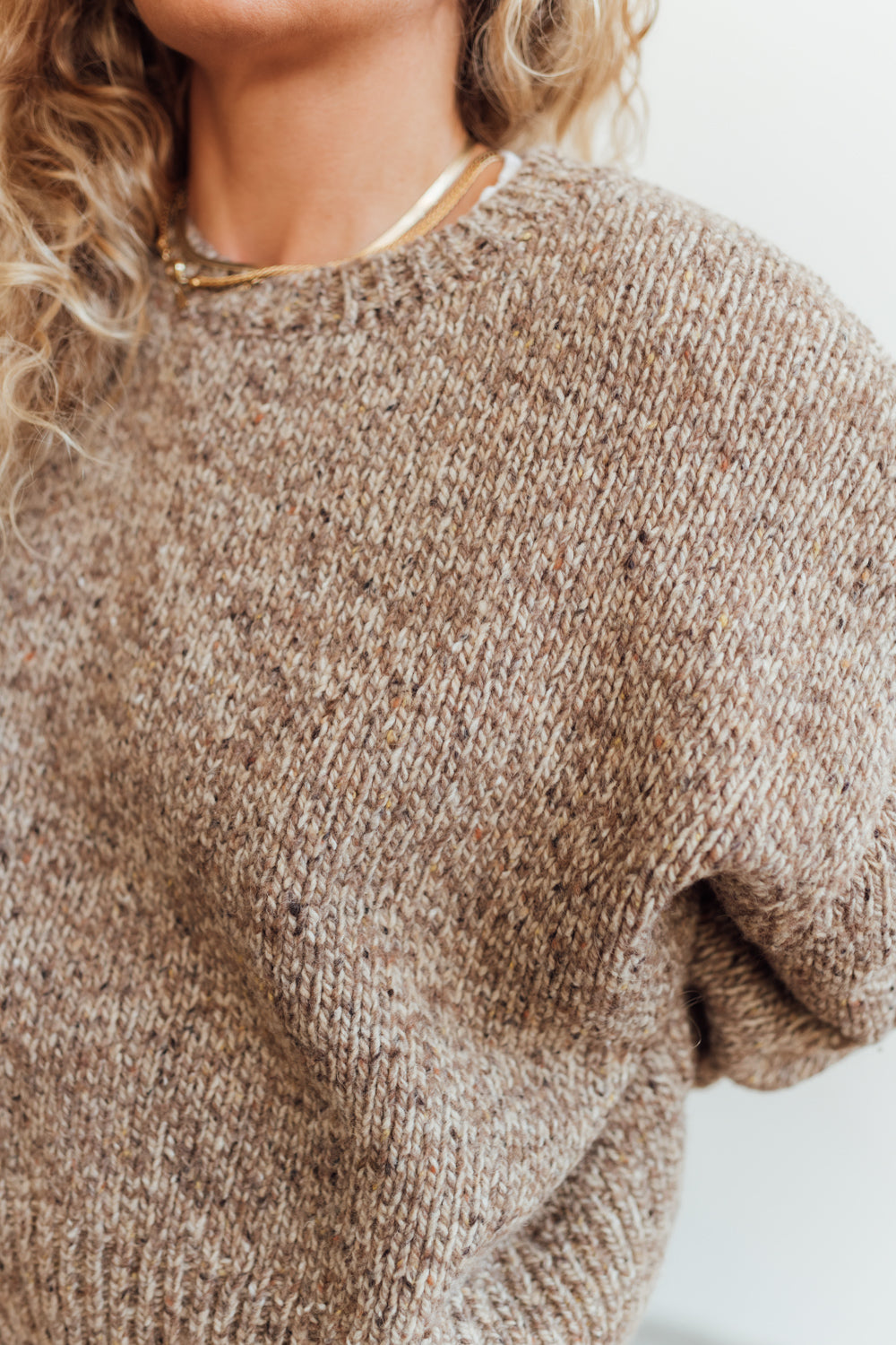 Sweter Cloud Beige Melange