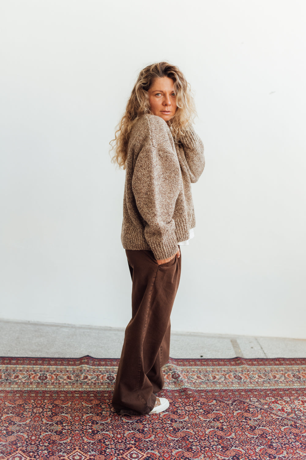 Sweter Cloud Beige Melange