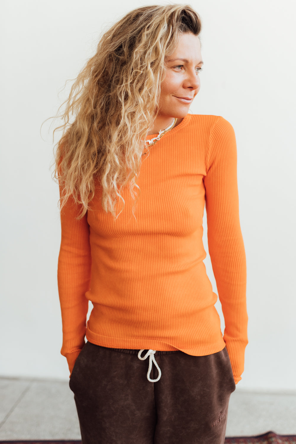 Longsleeve Linda Orange