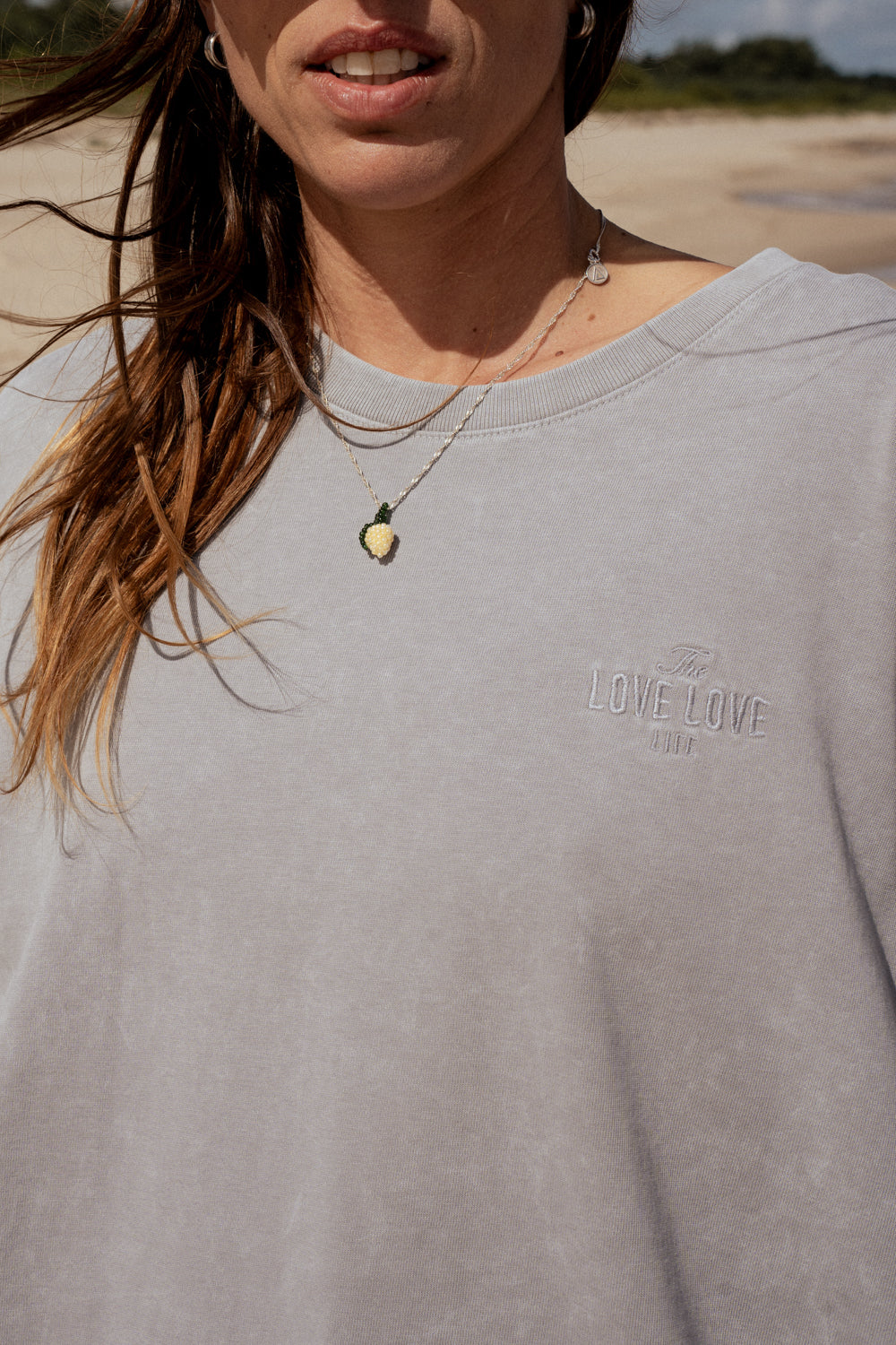 T-shirt Bronx Light Gray SALT - 3