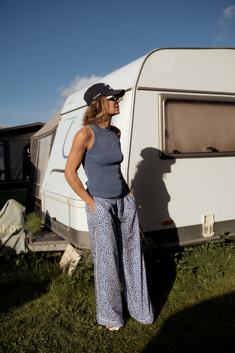Uppsala Dream Petit Flowers Blue Pants - 5