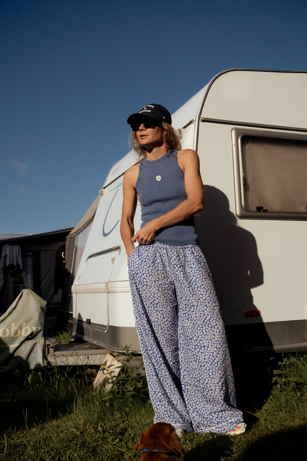 Uppsala Dream Petit Flowers Blue Pants - 2