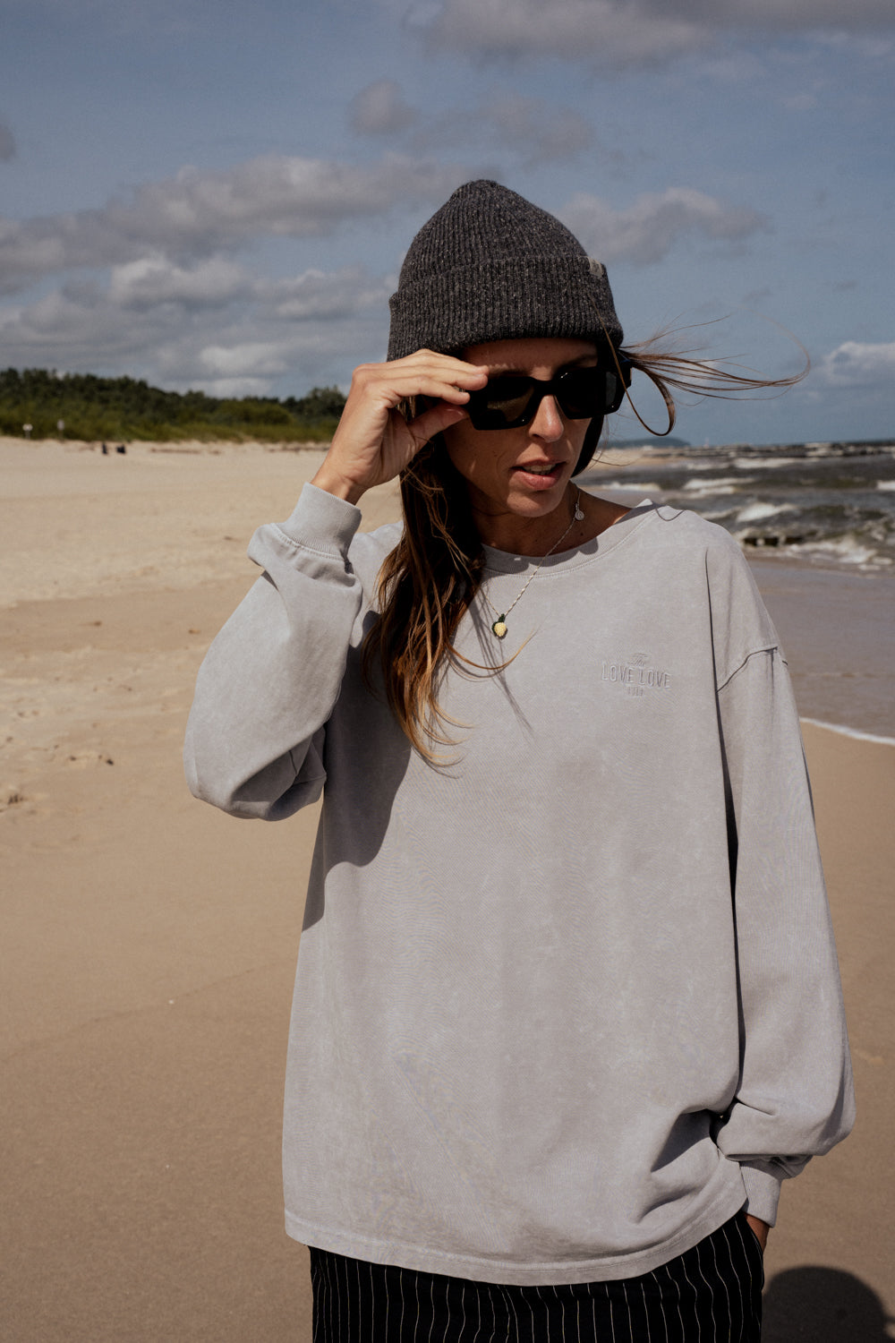 Longsleeve Toronto Light Gray SALT - 9
