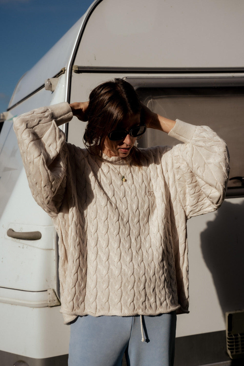 Monte Carlo Sweater Ecru x LARA - 19