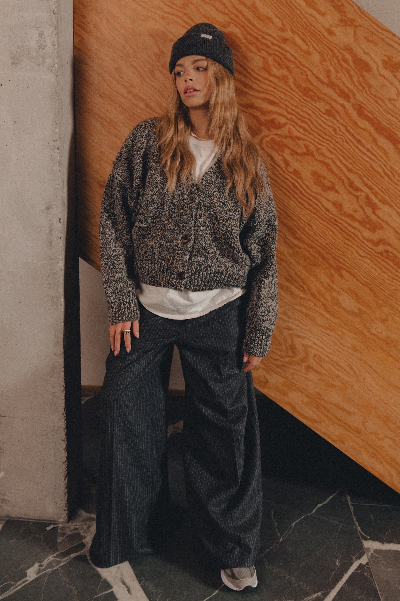 Sweter Como BL/Ecru Melange - 5