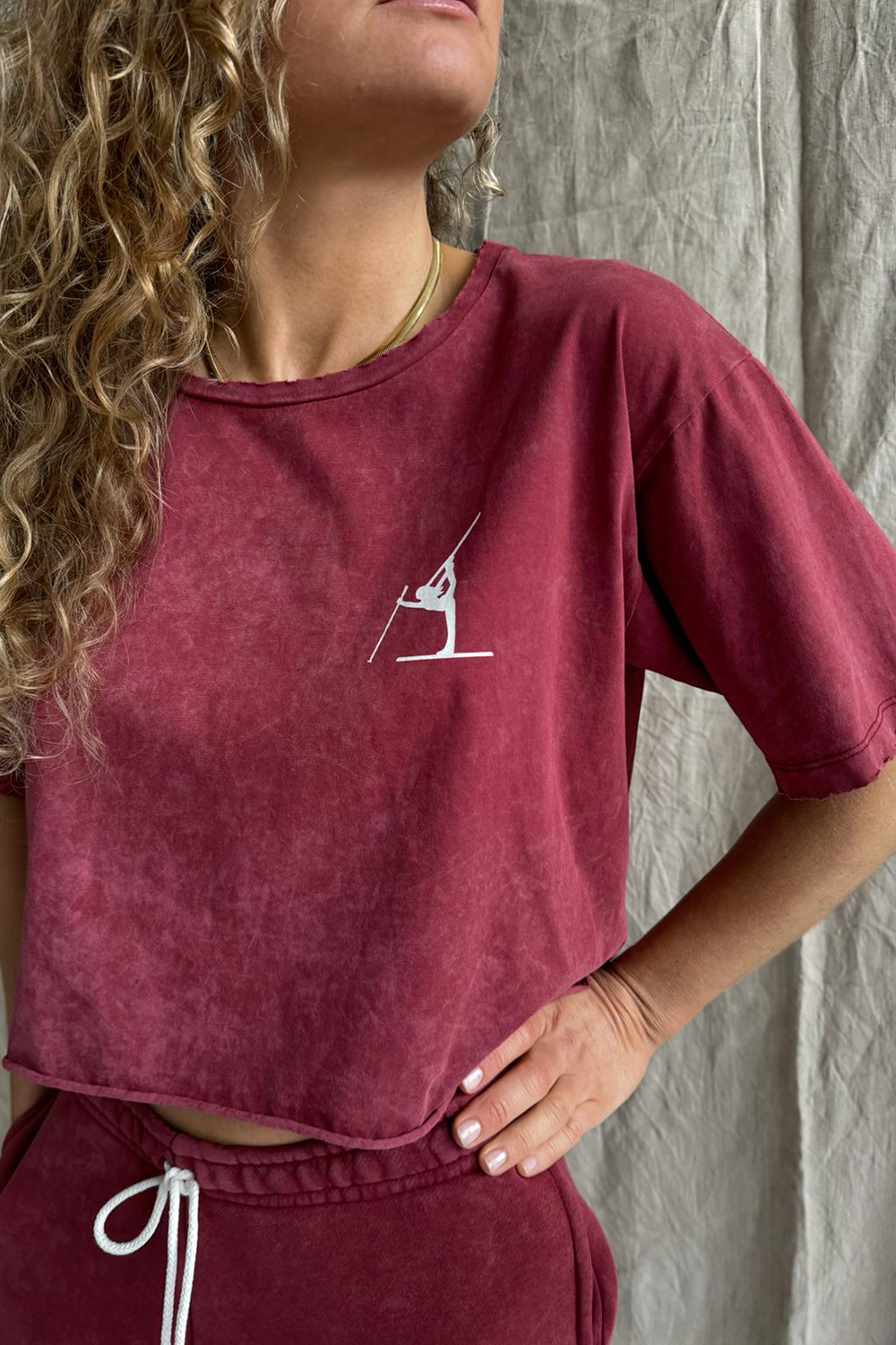 T-shirt Piura Burgundy Club - 1