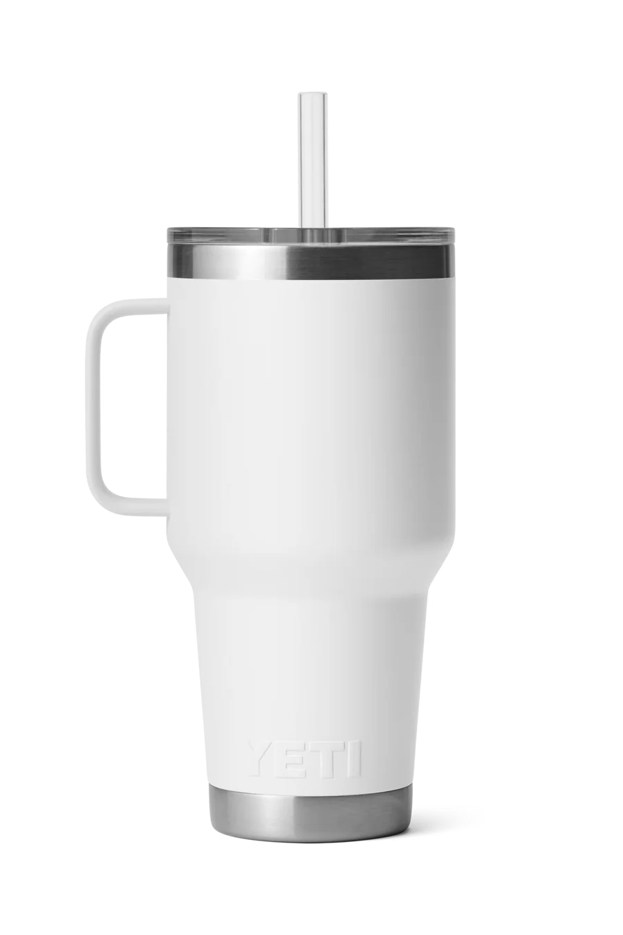 YETI RAMBLER 35 OZ STRAW MUG WHITE