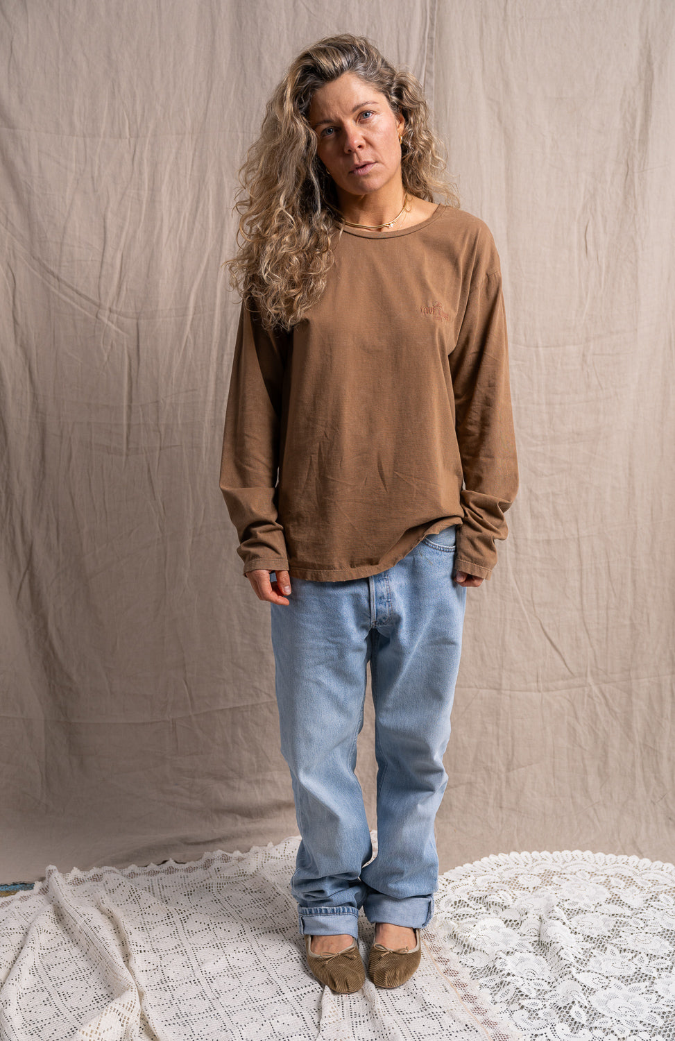 Longsleeve Luz Light Brown - 4
