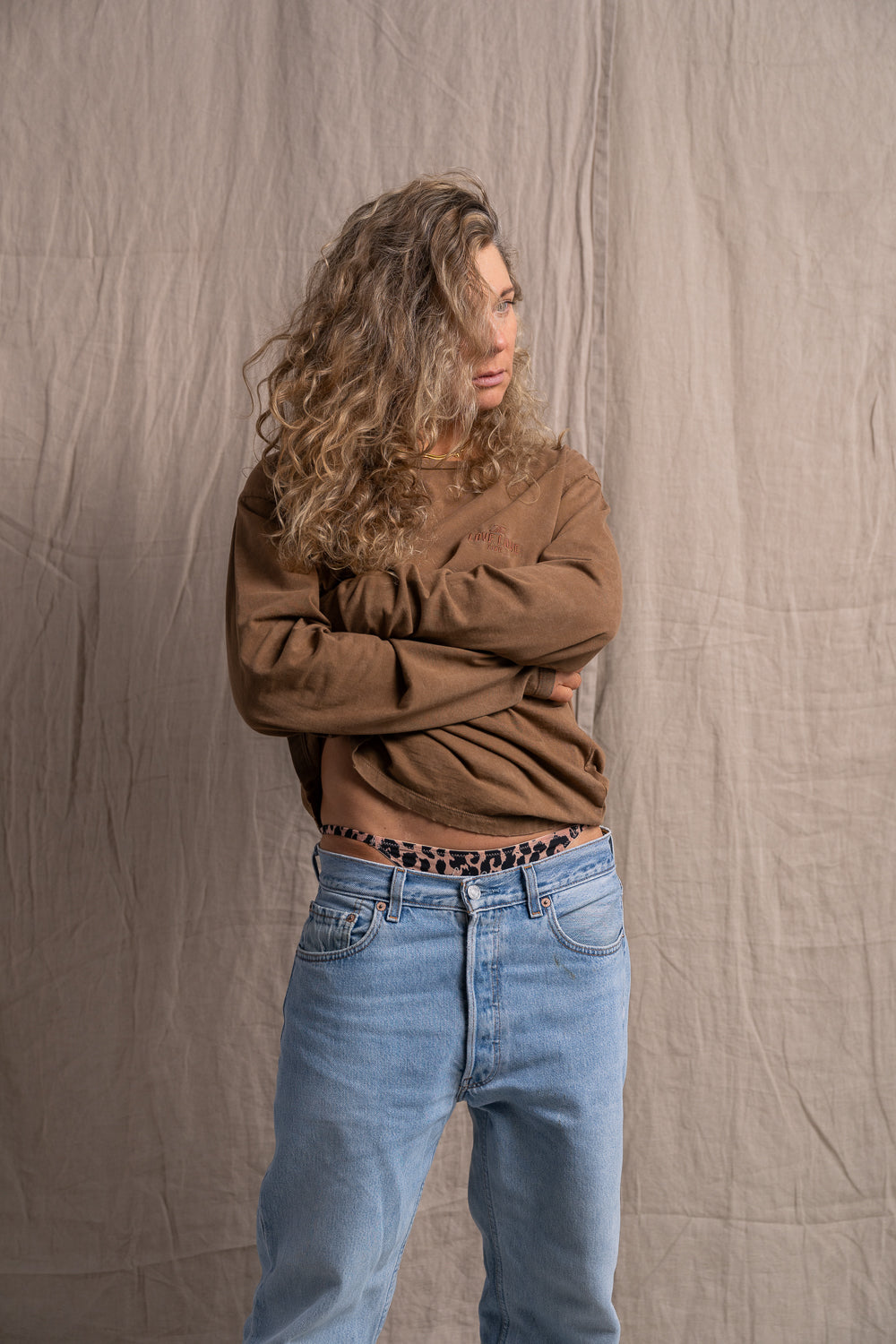 Longsleeve Luz Light Brown - 6