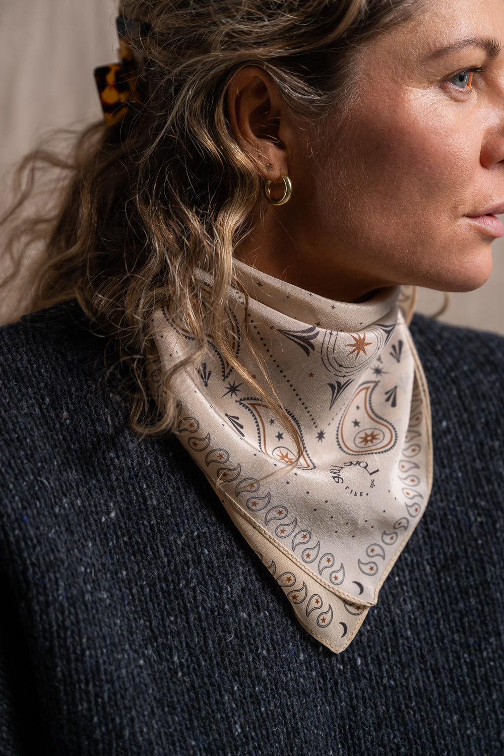 Bandana Rafi Beige - 12