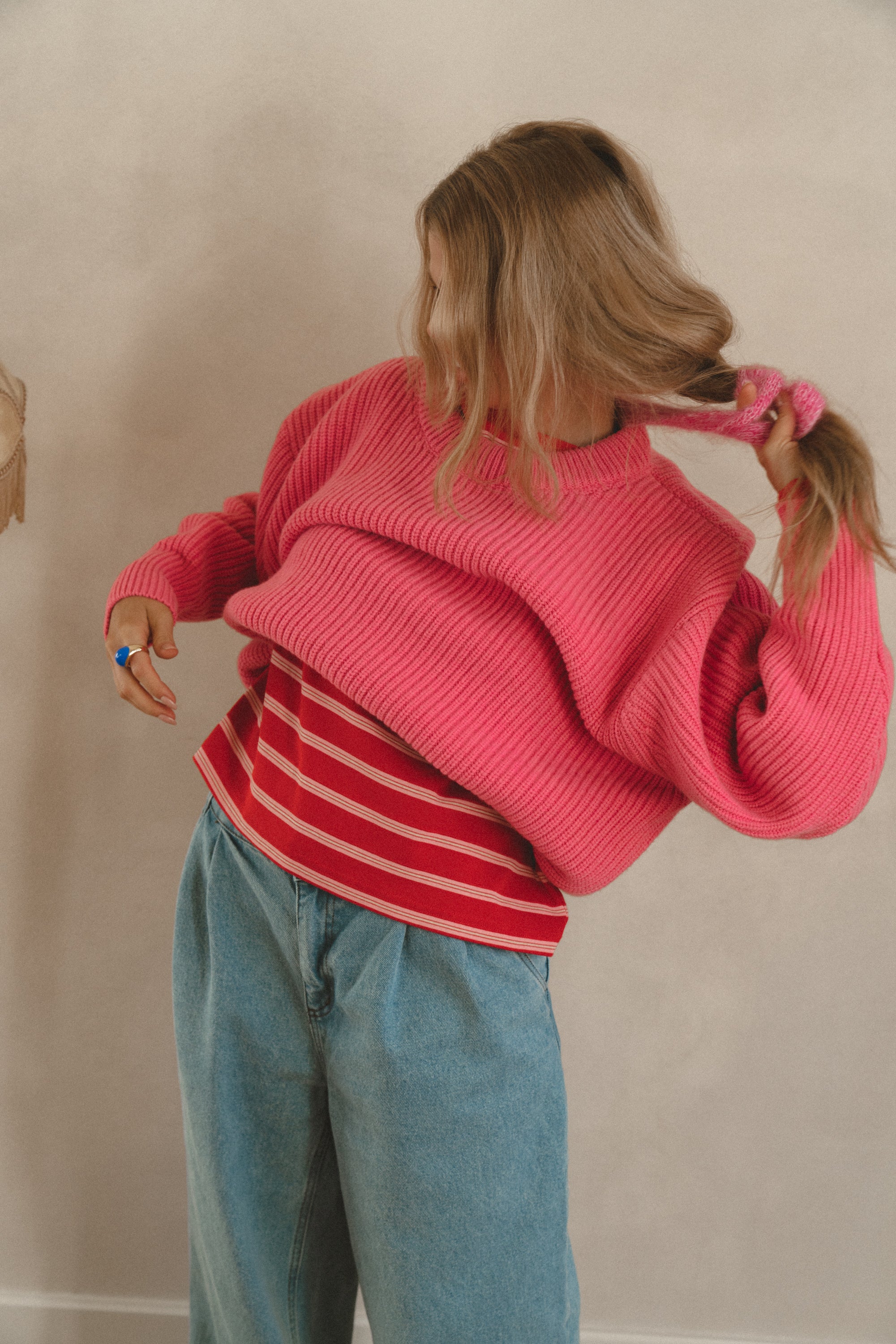 Sweter Moon Pink - 28