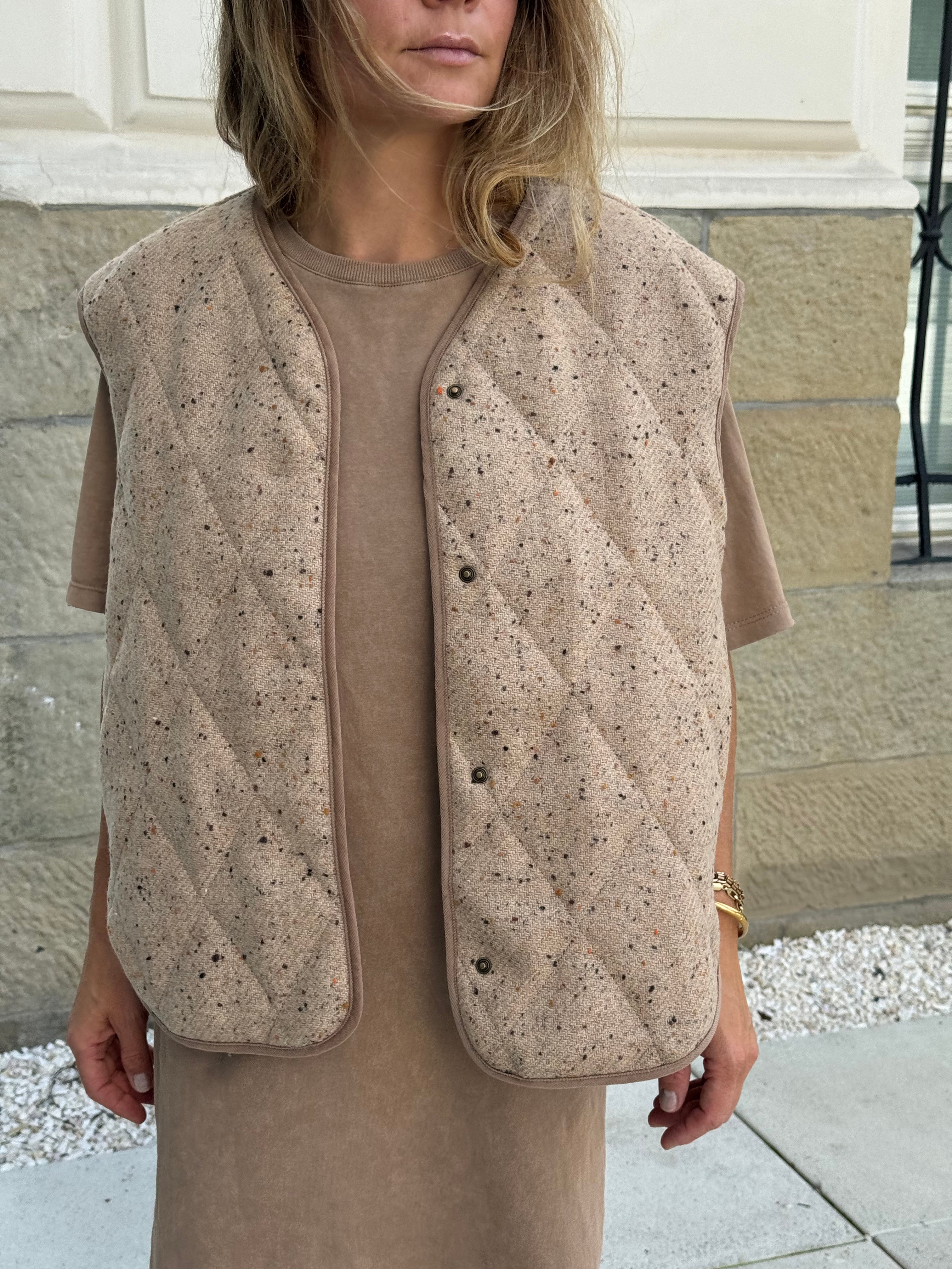 Kamizelka Tahoe Beige/Brown Plaid - 9