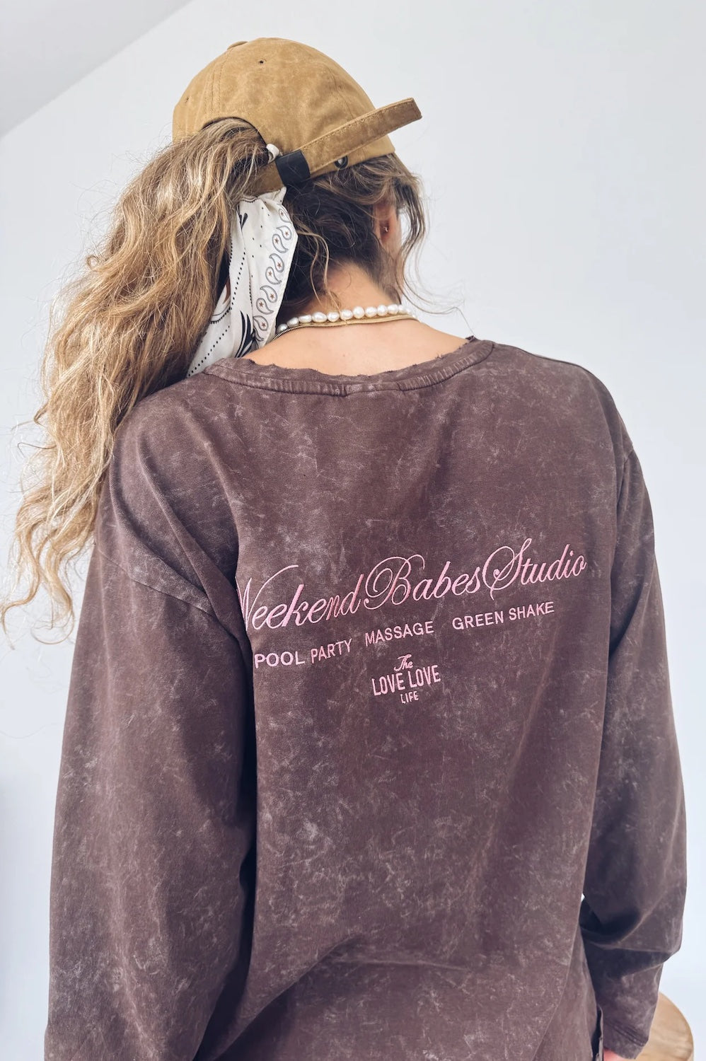 Longsleeve Luz Brown Chocolate Pink - 4
