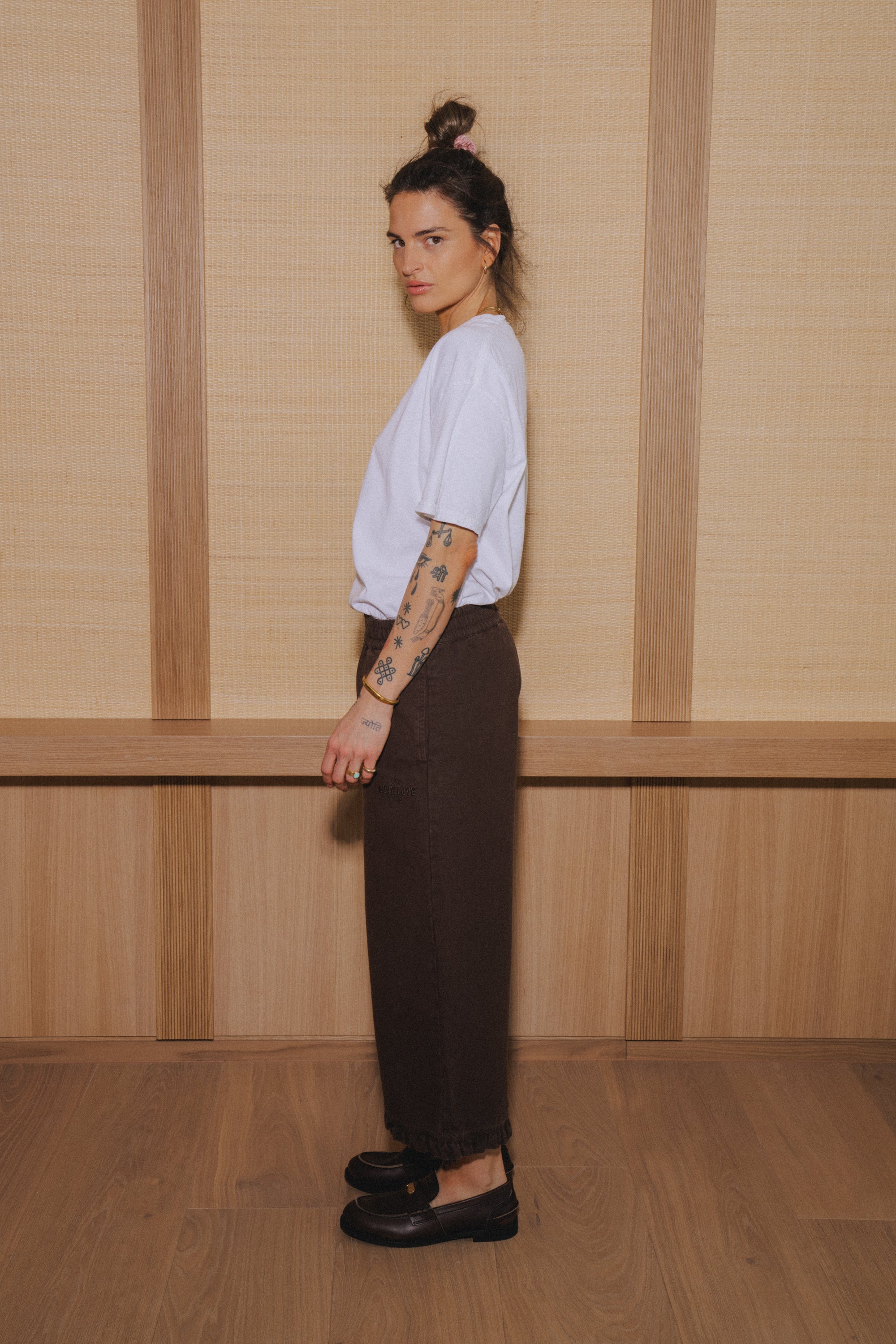 Spodnie Capri Street Brown - 19