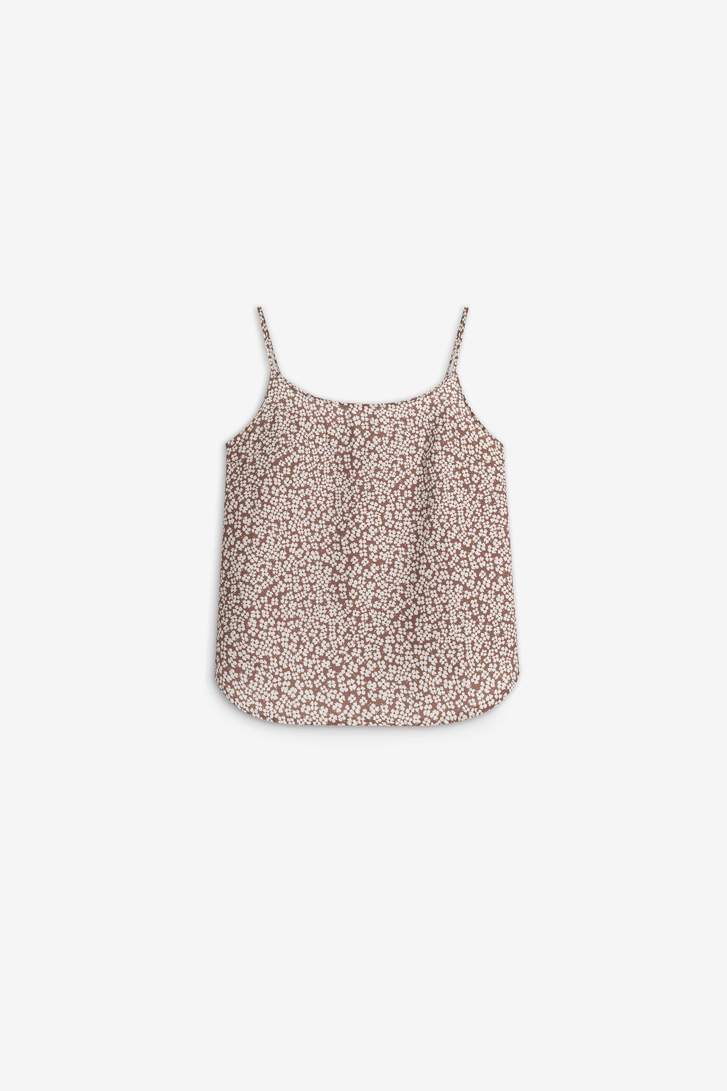 Top Kris Petit Flowers Brown - 7