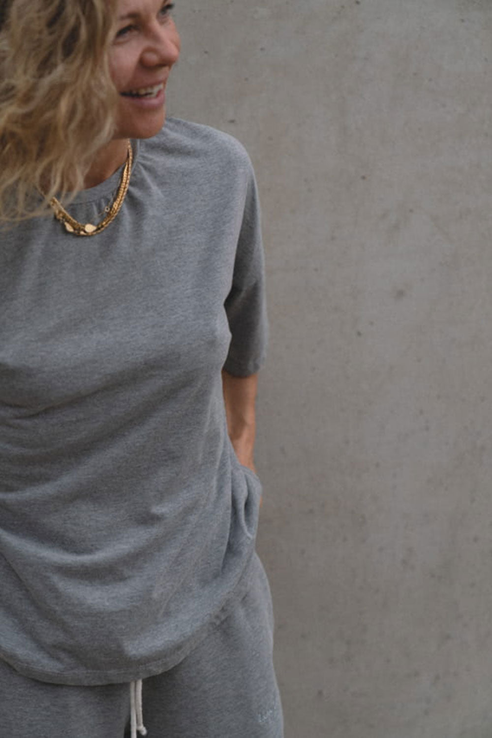 T-shirt Madrit Light Melange
