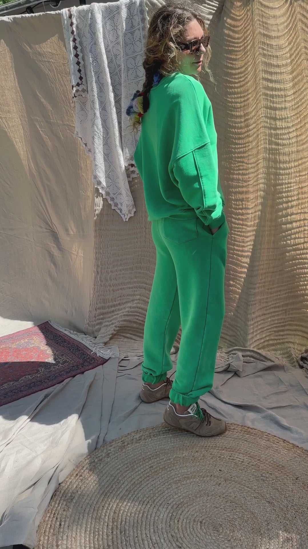 Rio Grass Green Trousers - 12