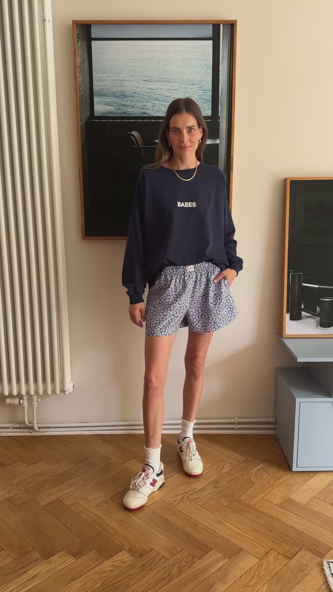 Longsleeve State True Navy BABES - 3