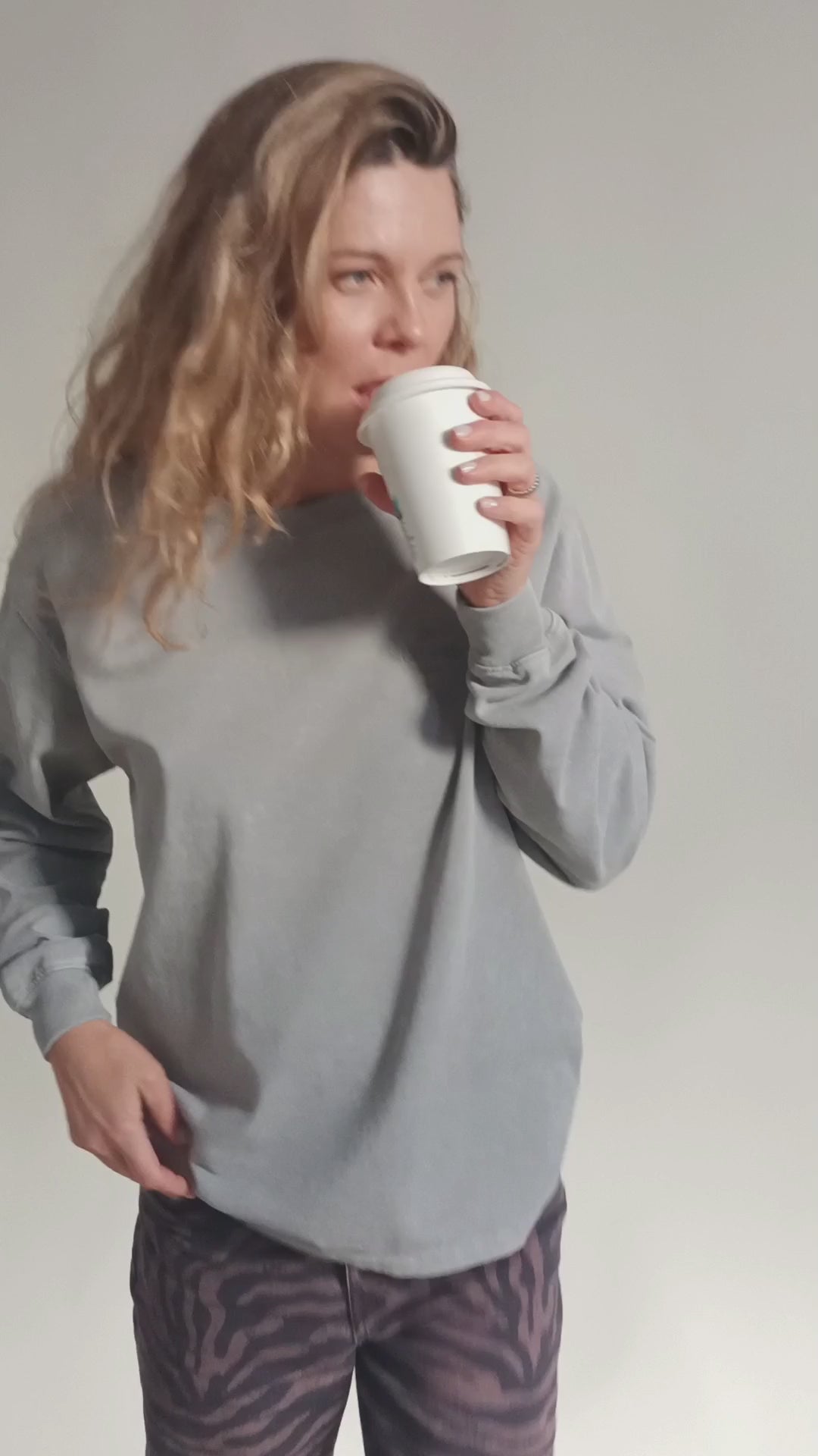 Longsleeve Toronto Light Gray - 5