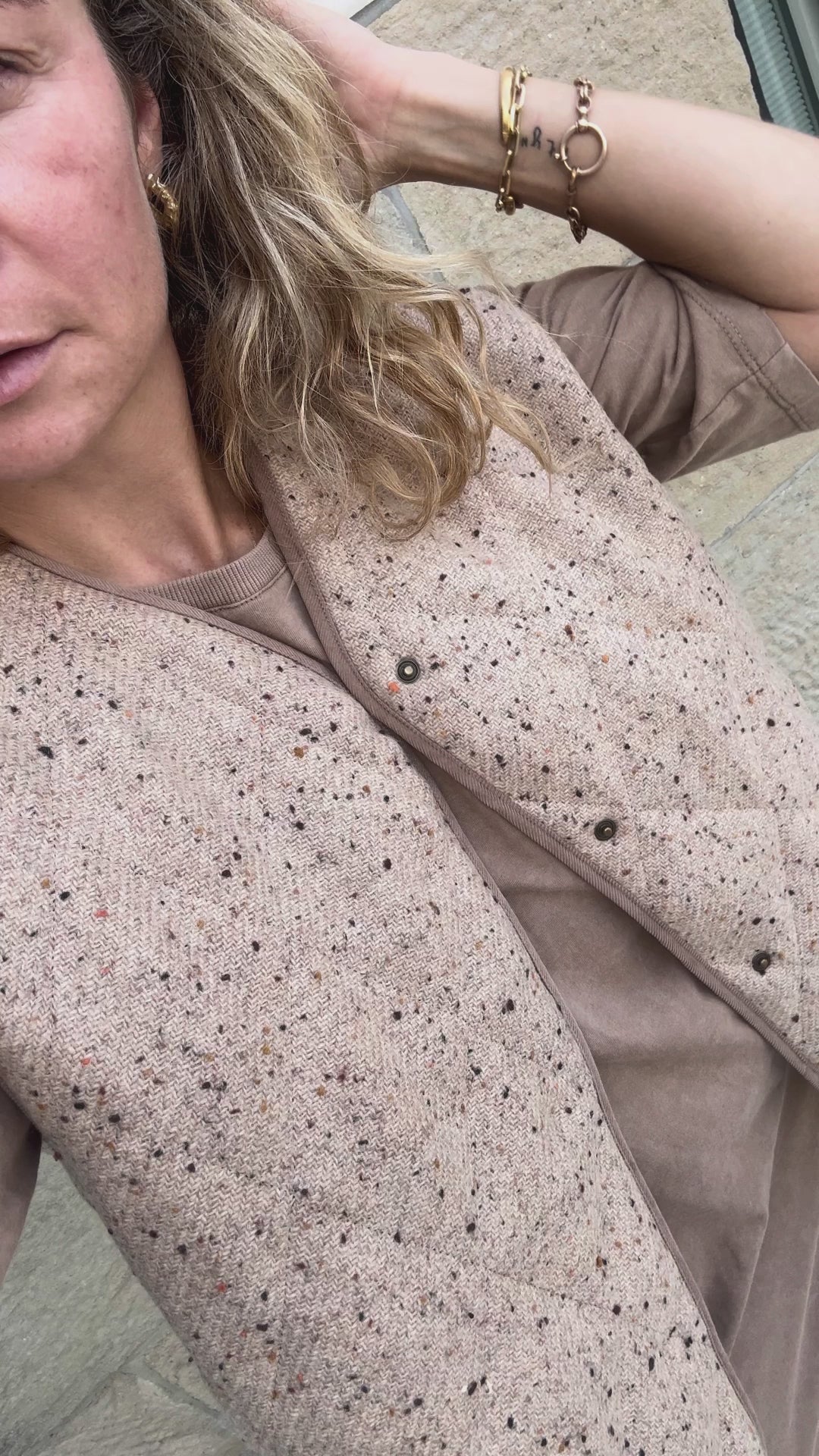 Kamizelka Tahoe Beige/Brown Plaid - 5