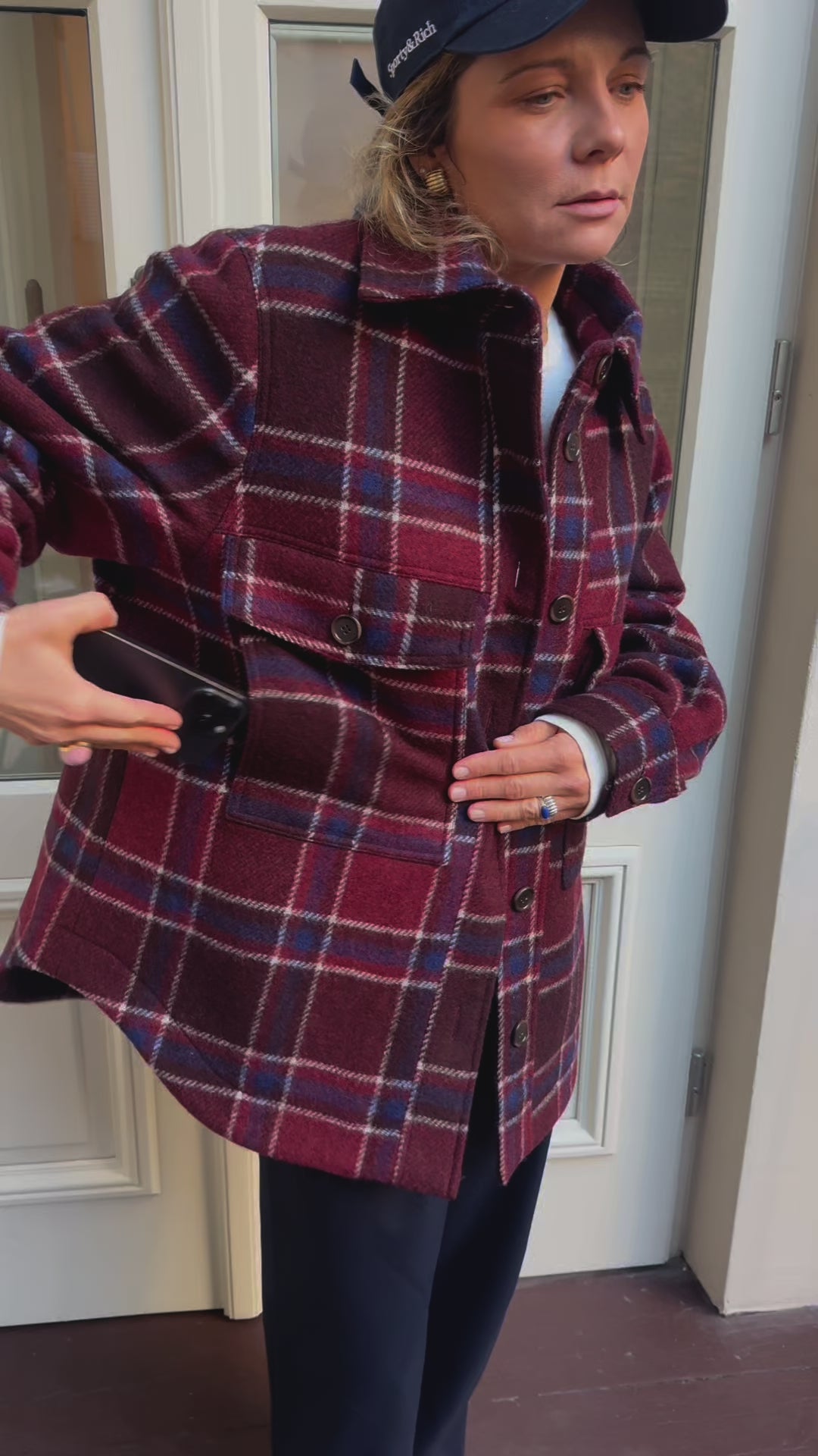 Kurtka Haga Red Plaid - 19