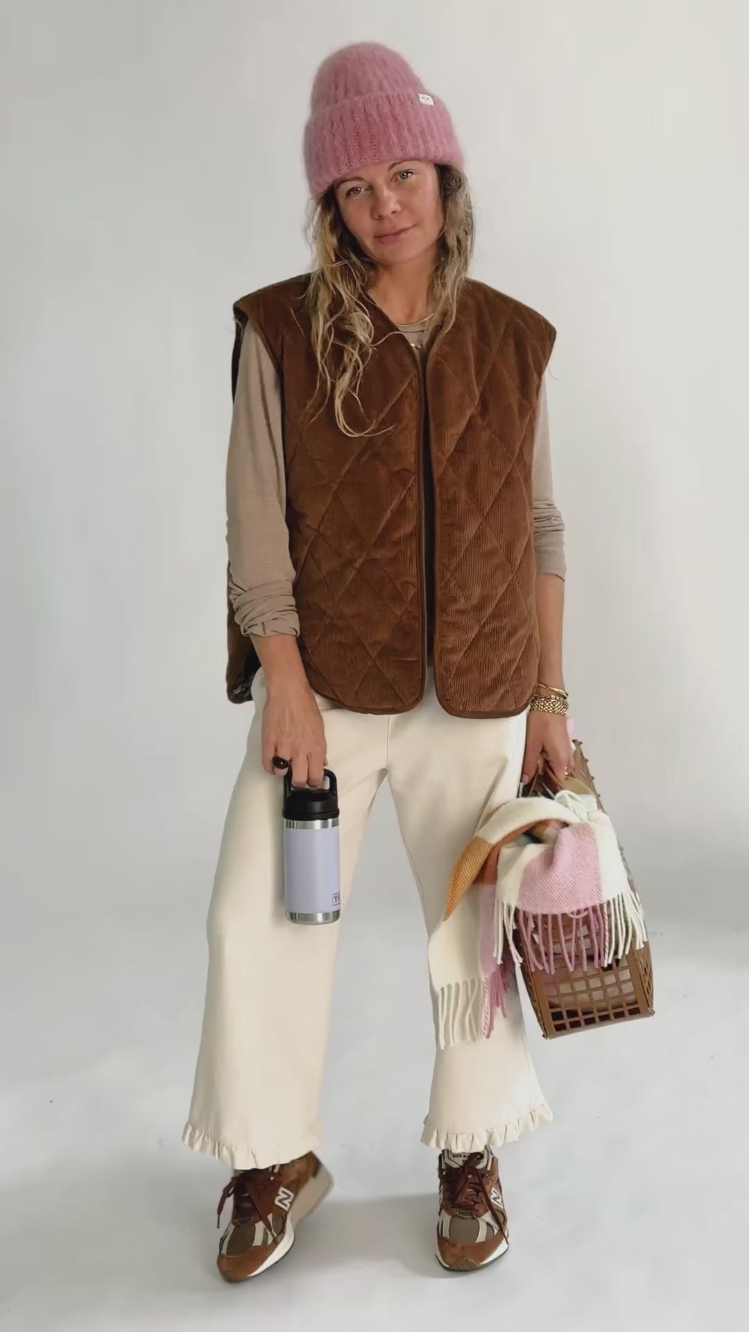 Tahoe Khaki Plaid Vest - 11