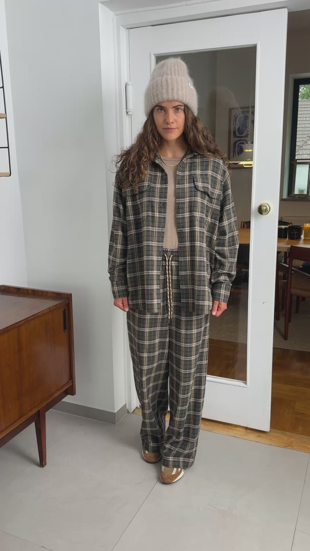 Koszula Misha Khaki Plaid - 11