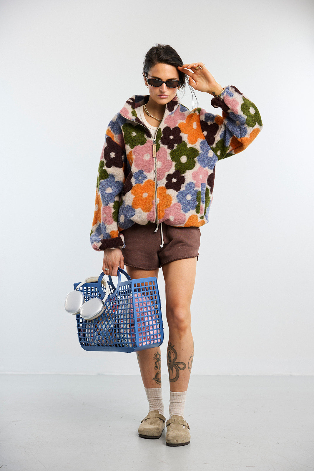 Sweatshirt Arty Flowers Multicolor