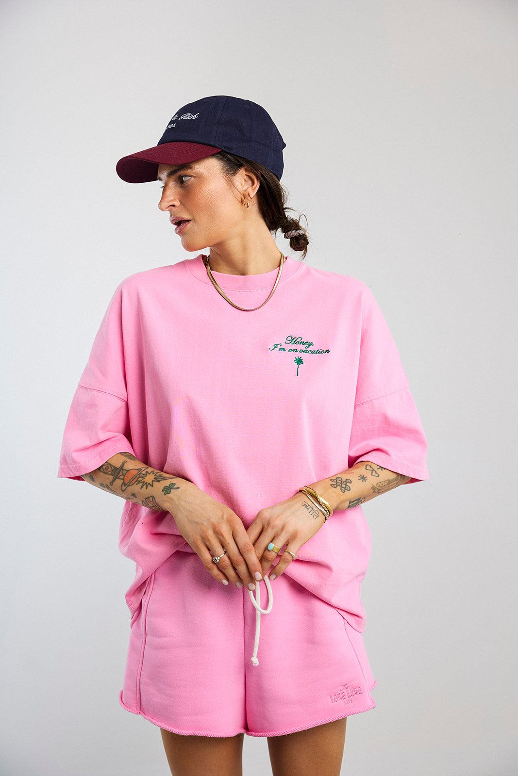 T-shirt West Candy Pink HONEY