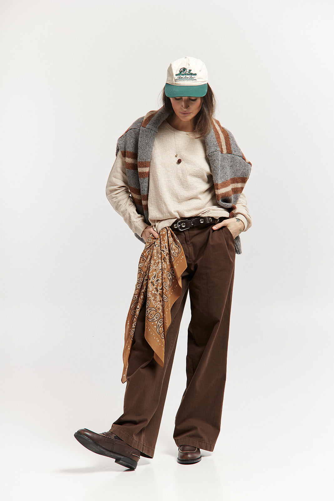 Spodnie Pida Street Brown