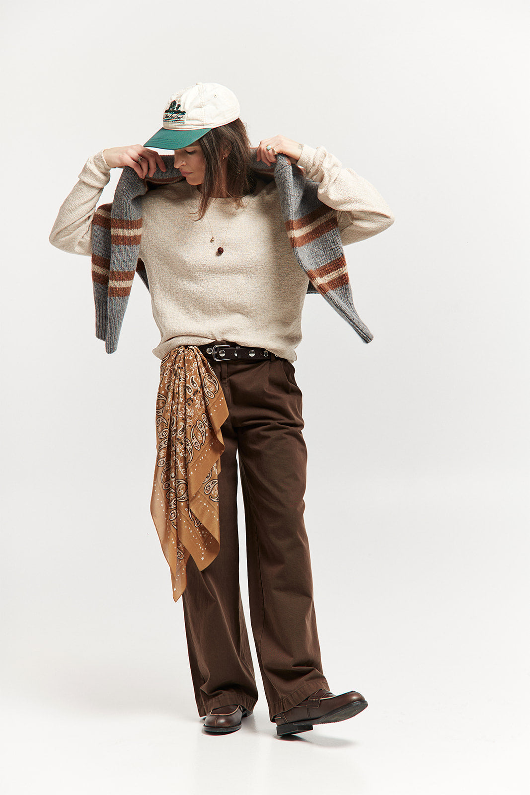 Sweter Cloud Stone Stripes